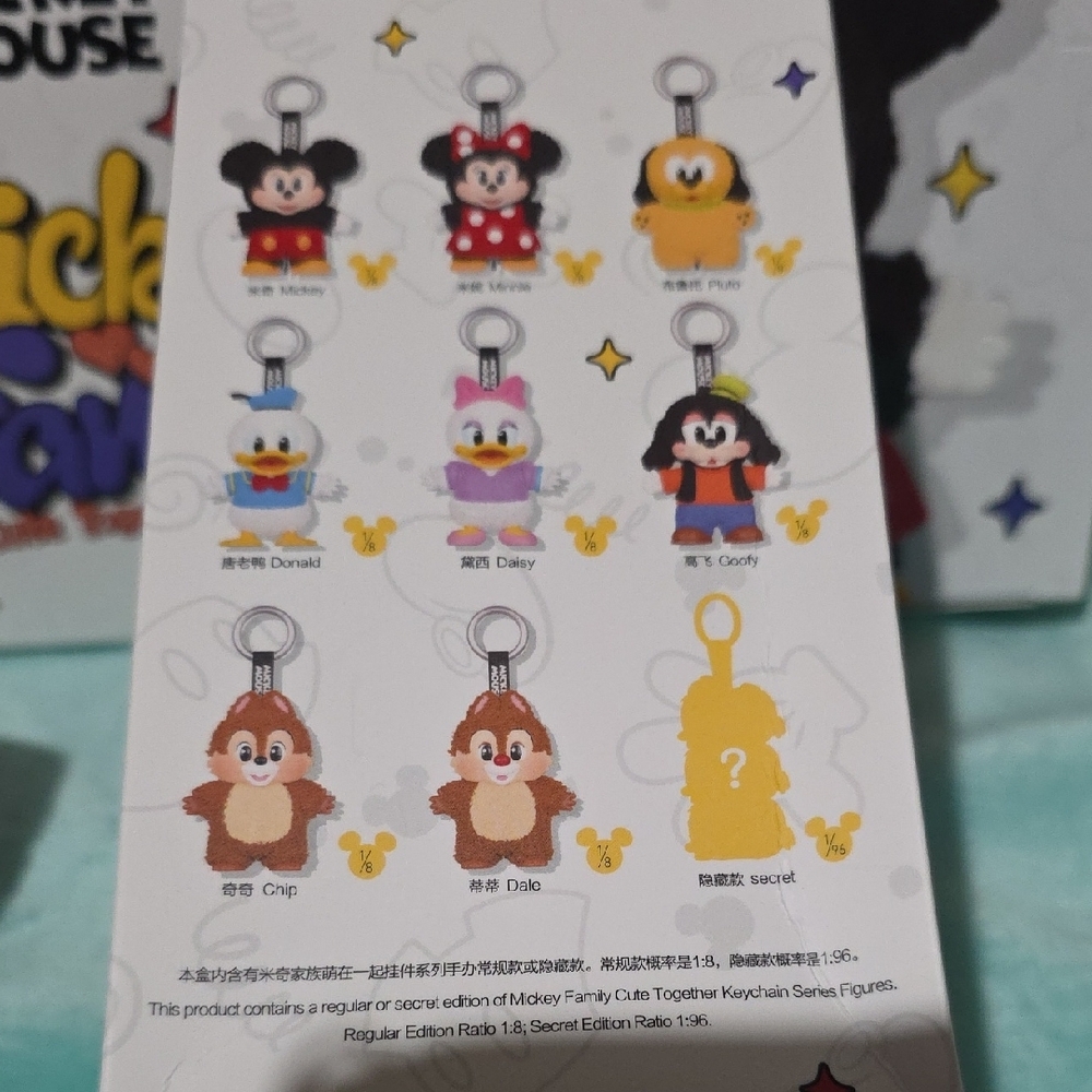 LABUBU (CHIP) Mickey Family Keychain. - Picture 4 of 5